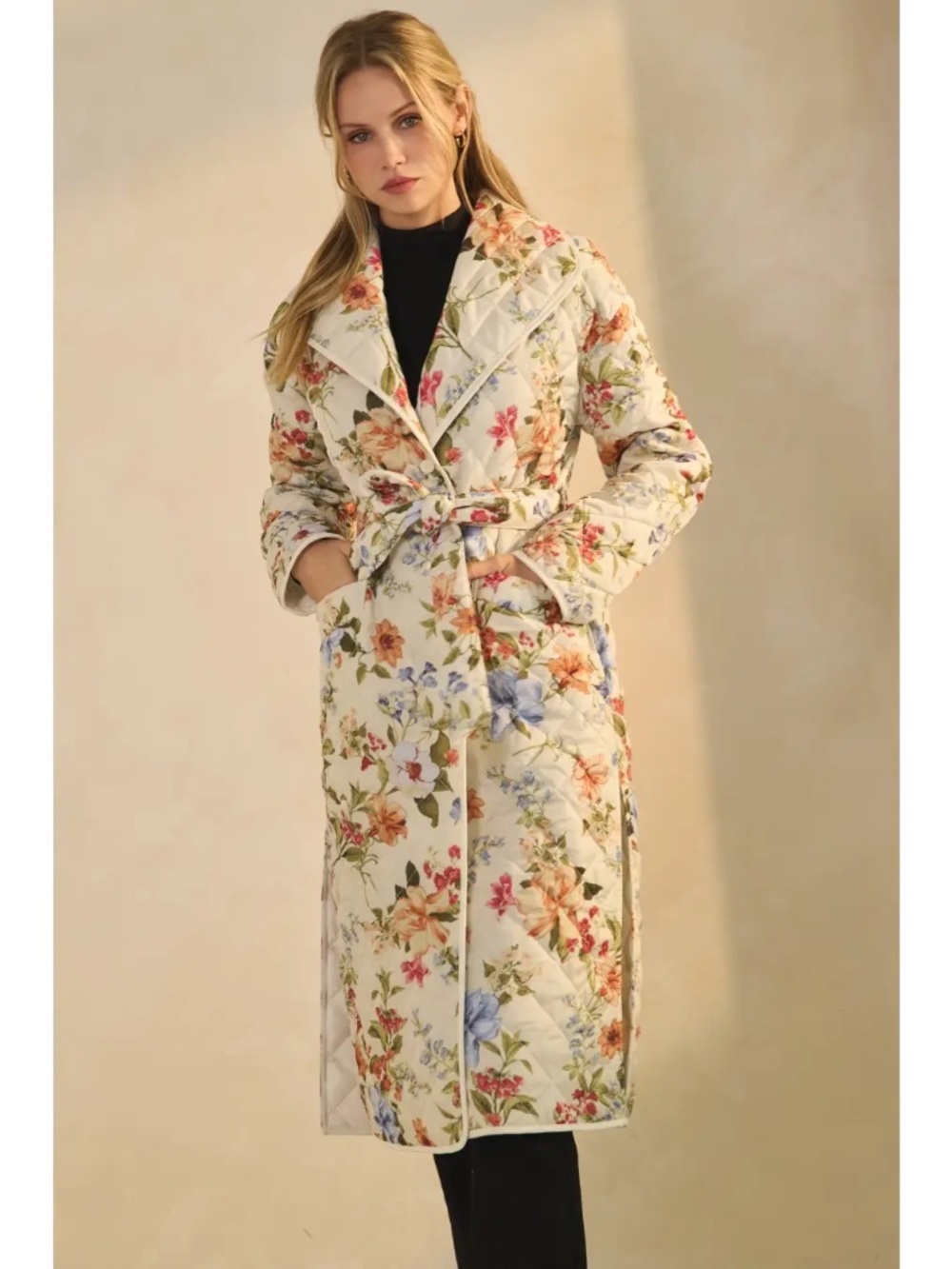 Spring Floral Quilted Jacket - Picture 4 of 9